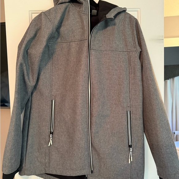 Women's New Balance Wind & Water Resistant Jacket, Grey, L, New with tags - Picture 3 of 6